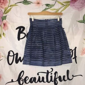 Navy blue Doted skirt